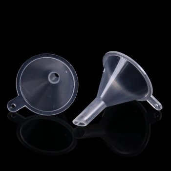 10PCS Compact Mini Plastic Funnels for Perfume & Liquid Oil Transfers