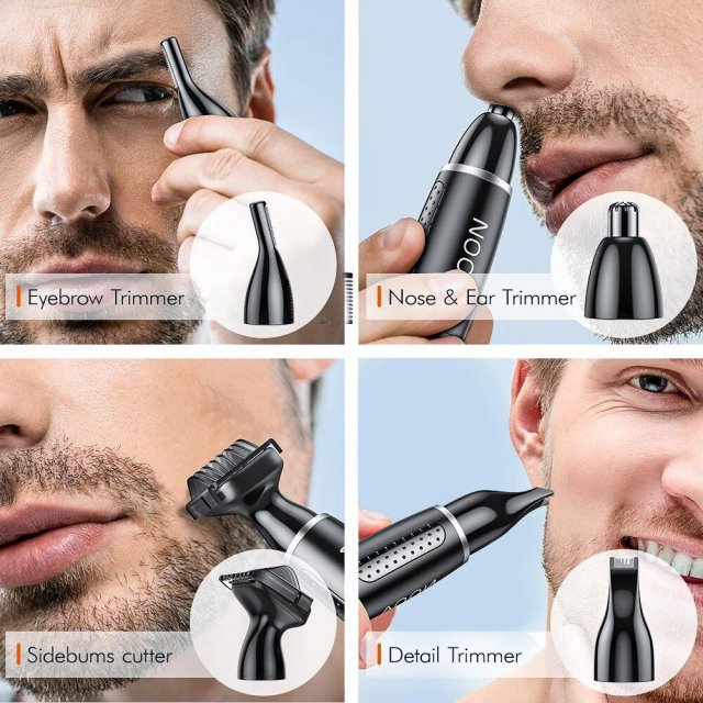 4-IN-1 Electric Nose & Ear Hair Trimmer for Men - Image 5