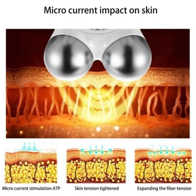 5-Gear Rechargeable Face Massager: Electric Micro-Current & 3D EMS Firming Technology - Image 6