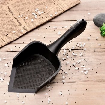 Efficient Fine-Holed Litter Scooper for Pets
