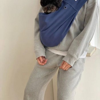 Chic Cotton Dog Crossbody Sling Bag