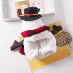 Adorable Snowman Hoodie Christmas Costume for Small to Medium Dogs