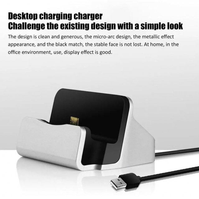 Universal USB Sync Cradle Charger Base Stand with Multi-Output