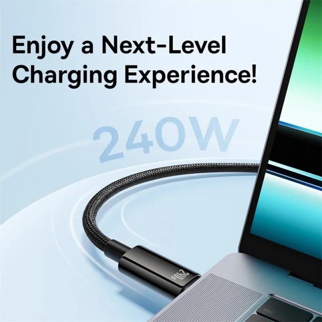 Ultra-Fast 240W Type-C to Type-C Charging Cable for iPhone 15 & MacBook - Image 7