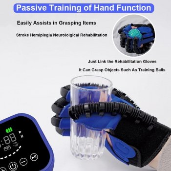 Smart Rehabilitation Massage Glove for Stroke & Hemiplegia Hand Recovery