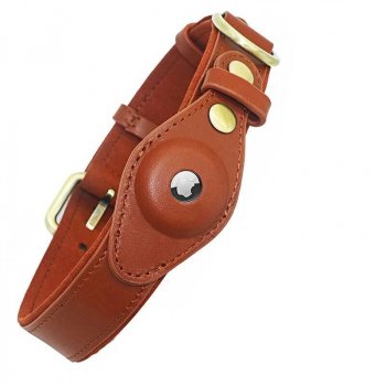 Adjustable AirTag Pet Collar with Reflective Design