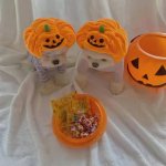 Corduroy Pumpkin Halloween Hat for Cats & Dogs - Image 7