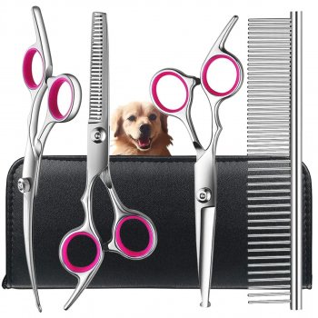 Deluxe Dog Grooming Scissors Set