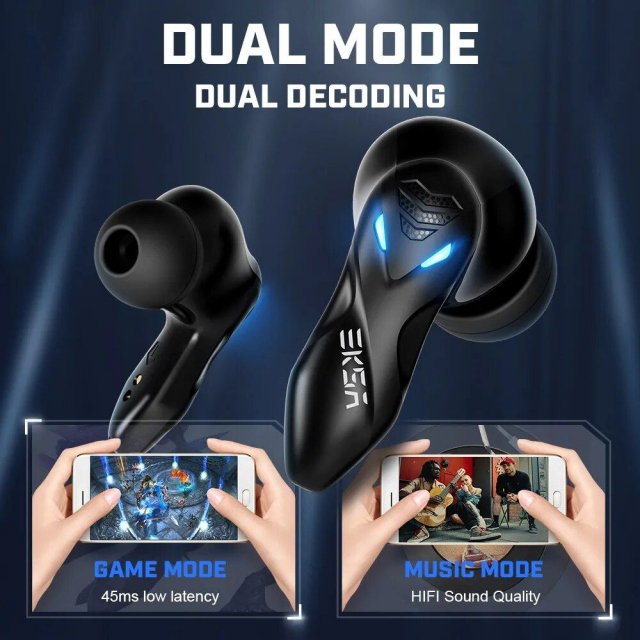 Wireless Gaming Earbuds with Microphone