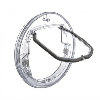 Versatile Pet Screen Door - Lockable and Transparent for Small Dogs and Cats