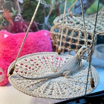 Handwoven Cotton Reptile Hammock