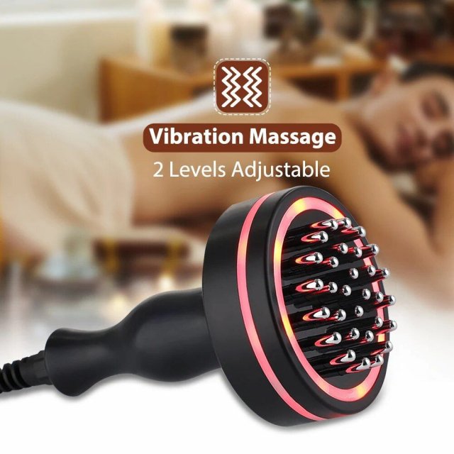 Vibrating Gua Sha Body Massager with Hot Compress & Microcurrent - Image 4