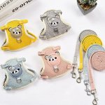 Adjustable Canvas Pet Harness & Leash Set - Image 3