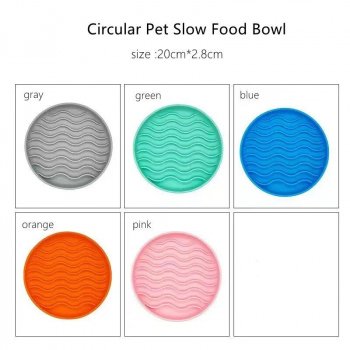 Silicone Slow Feeder Dog Bowl