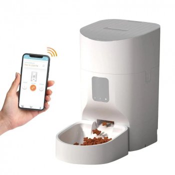 Alternative view of 9L Smart Pet Feeder with Interactive App Control & Voice Recording