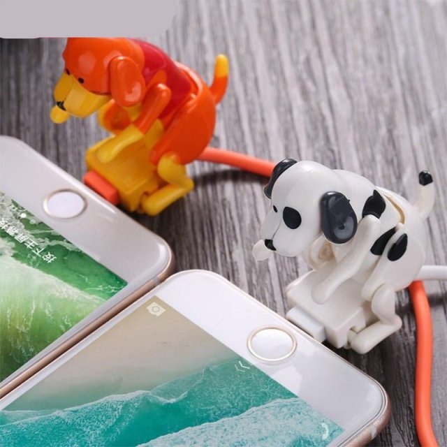 Animated Dog USB Charging Cable – Universal Phone Charger with Fun Moving Design