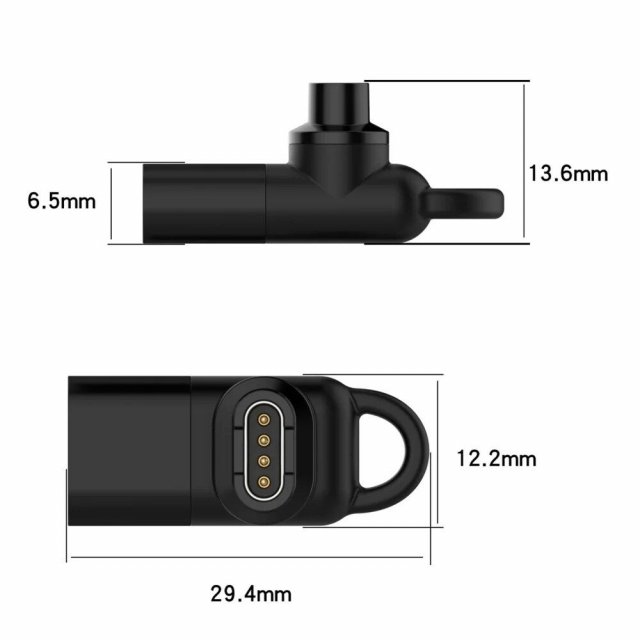 Multi-Device Compatible USB Charging Cable with Dustproof Plug for Garmin Watches