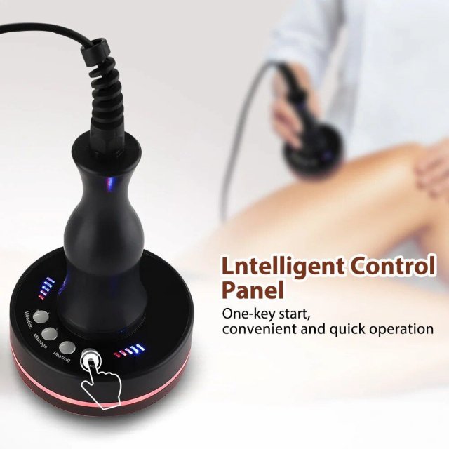Vibrating Gua Sha Body Massager with Hot Compress & Microcurrent - Image 3