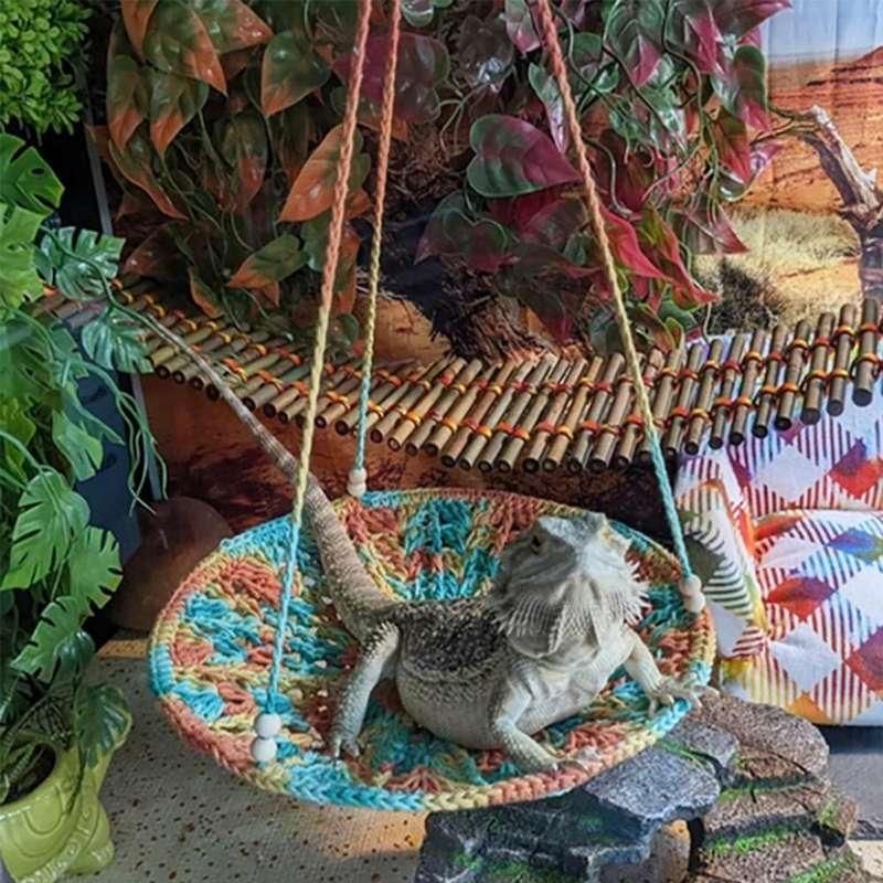 Handwoven Cotton Reptile Hammock 