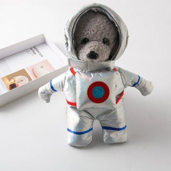 Space Astronaut Cosplay Apparel Cute Puppy Clothing
