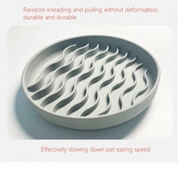 Silicone Slow Feeder Dog Bowl
