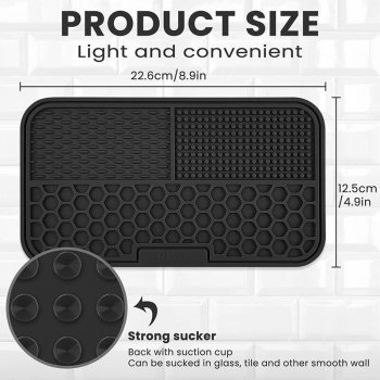 Slow Feeder Silicone Pet Placemat for Small Dogs and Cats