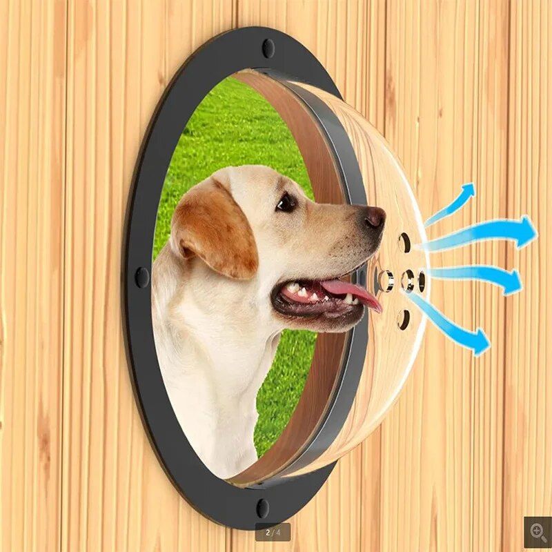 Vent dog window