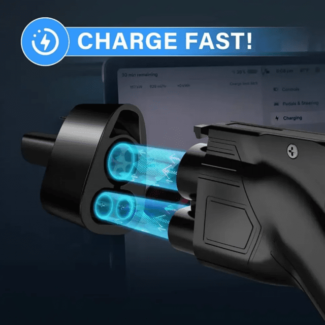 Fast Charging CCS1 to Tesla Converter Adapter for Model Y S X 3