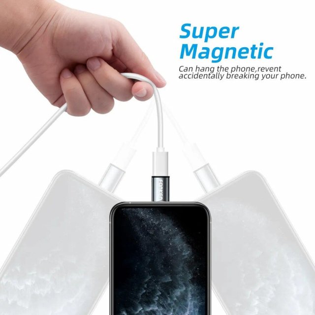 Universal Magnetic Charging Cable Tips – Micro USB & USB-C Connectors