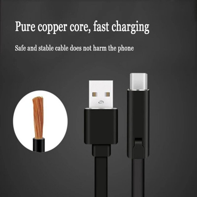 Multi-Color Adjustable USB Charging Cable - Durable & Repairable for All Devices - Image 5