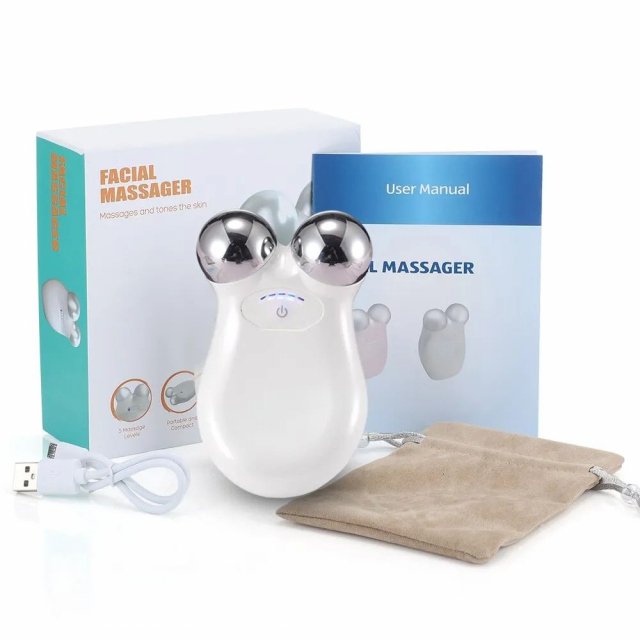 5-Gear Rechargeable Face Massager: Electric Micro-Current & 3D EMS Firming Technology - Image 7
