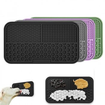Slow Feeder Silicone Pet Placemat for Small Dogs and Cats