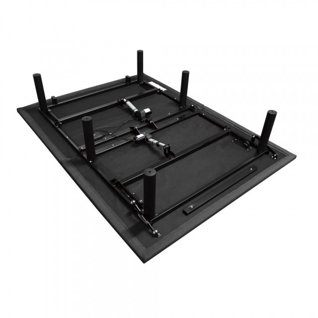 Queen-Size Adjustable Electric Bed Frame with Remote and Folding Design - Image 6