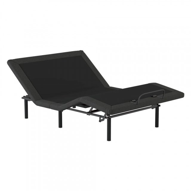 Queen-Size Adjustable Electric Bed Frame with Remote and Folding Design - Image 3