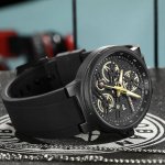 Luxury Quartz Waterproof Men's Wristwatch with Luminous Silicone Strap - Image 5