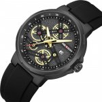 Luxury Quartz Waterproof Men's Wristwatch with Luminous Silicone Strap - Image 3