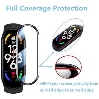 3D Tempered Glass Screen Protector for Xiaomi Mi Band 3/4/5/6/7