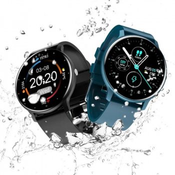 Waterproof Touchscreen Smartwatch with Heart Rate & Fitness Tracker for iOS and Android