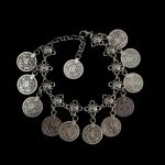 Bohemian Metal Tassel Anklet with Luxury Charm Coins