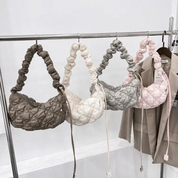 Alternative view of 2023 Korean Cloud Fold Shoulder & Crossbody Bag