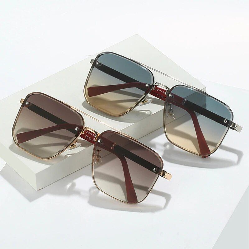 Luxe UV400 Square Sunglasses 