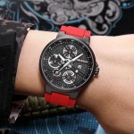 Luxury Quartz Waterproof Men's Wristwatch with Luminous Silicone Strap - Image 7