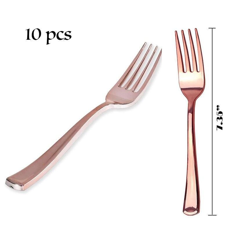 10pcs Rose Forks