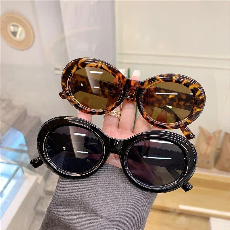 Colorful Stripe Vintage Zebra Pattern UV400 Sunglasses for Men and Women 