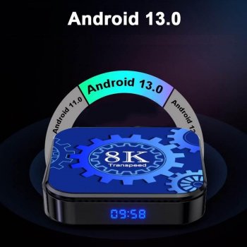 Ultra HD 8K Android 13.0 TV Box with HDR10+, Dual WiFi, and Bluetooth 5.0