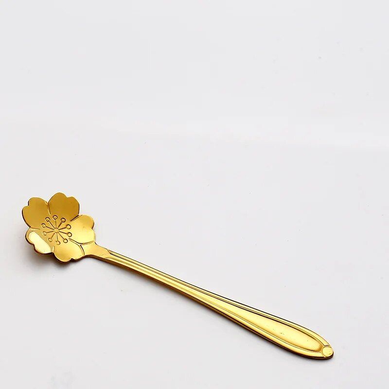 Gold Cherry Spoon