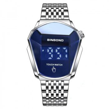 Men's Large Touch-Screen Motorcycle Concept Watch