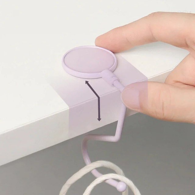 Chic Kawaii Portable Desk Bag Hanger - Image 5
