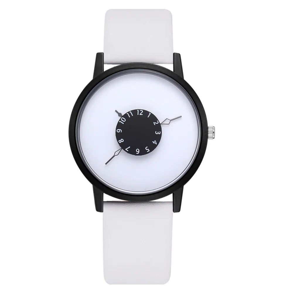 Elegant Ultra-Thin Quartz Watch for Men and Women 