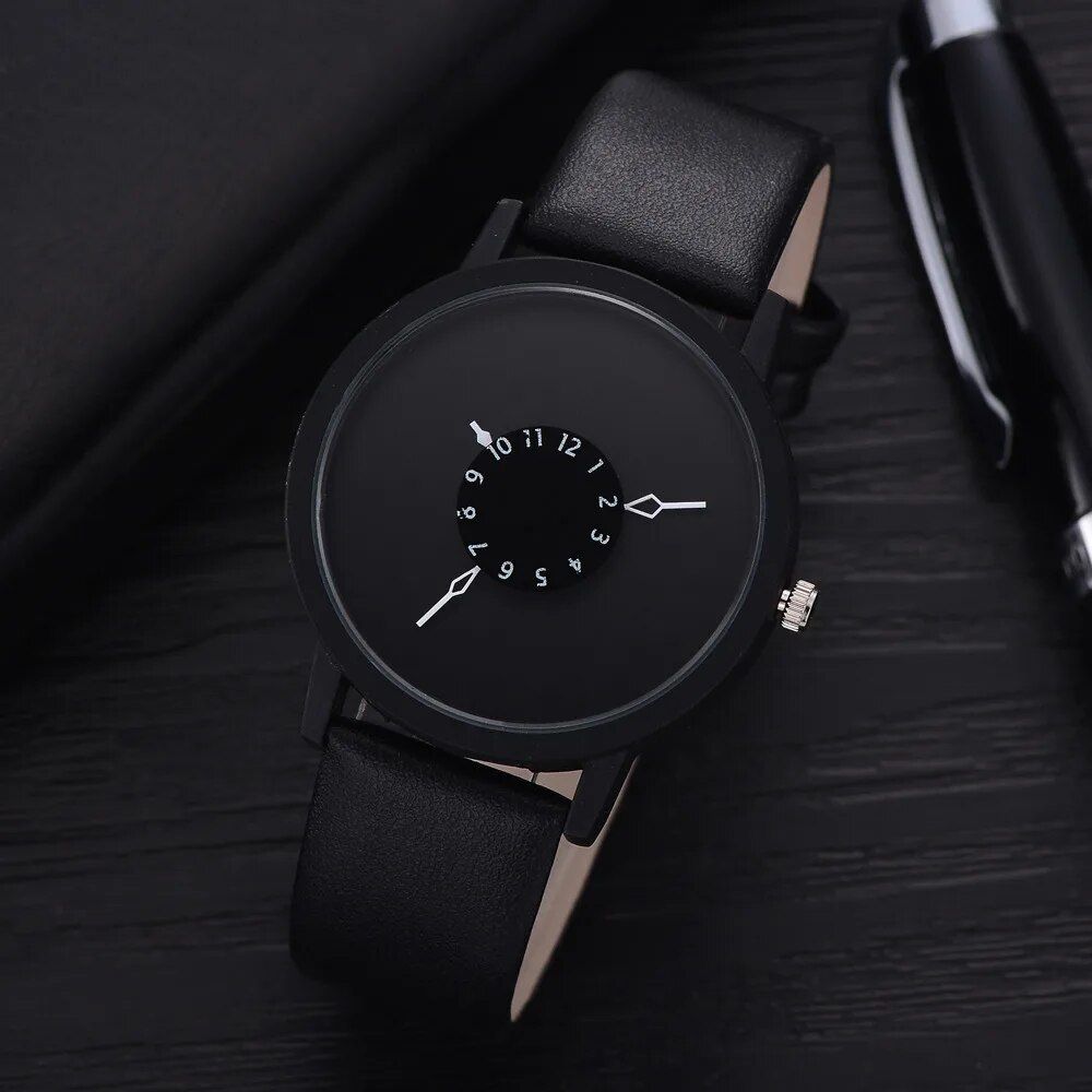 Elegant Ultra-Thin Quartz Watch for Men and Women 